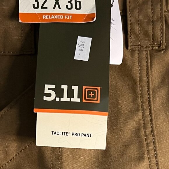 5.11 Tactical Men's Taclite Pro Pant 74273 n Battle Brown Size 32/36 - Picture 2 of 8